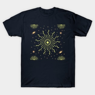 Amazing Solar Universe, Mystical Living Pattern, Universe Of Energy T-Shirt